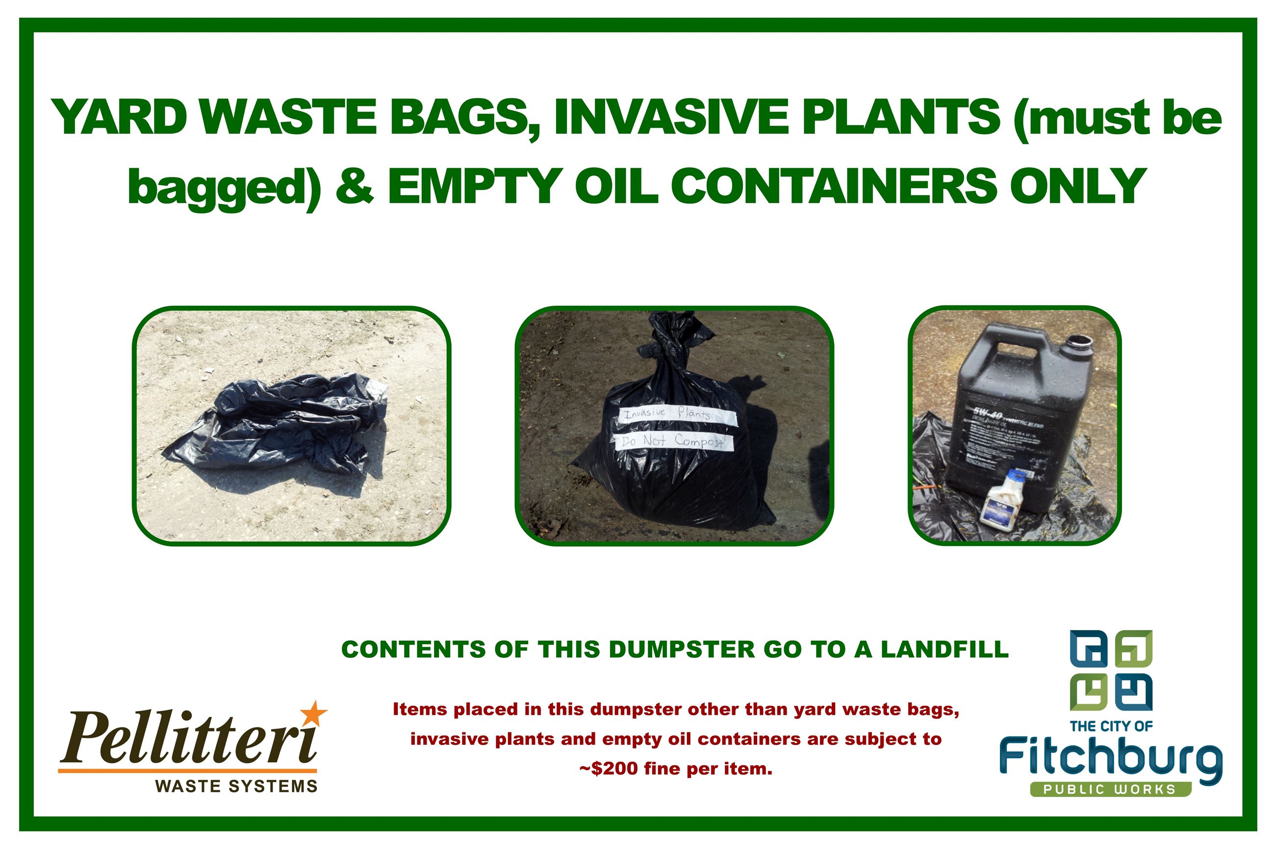 YardWaste Bag and Oil Container 3x2 2013-09-17