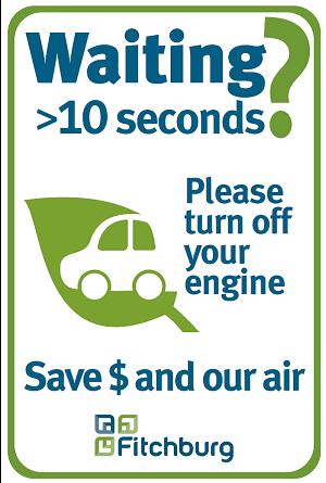 idling reduction sign
