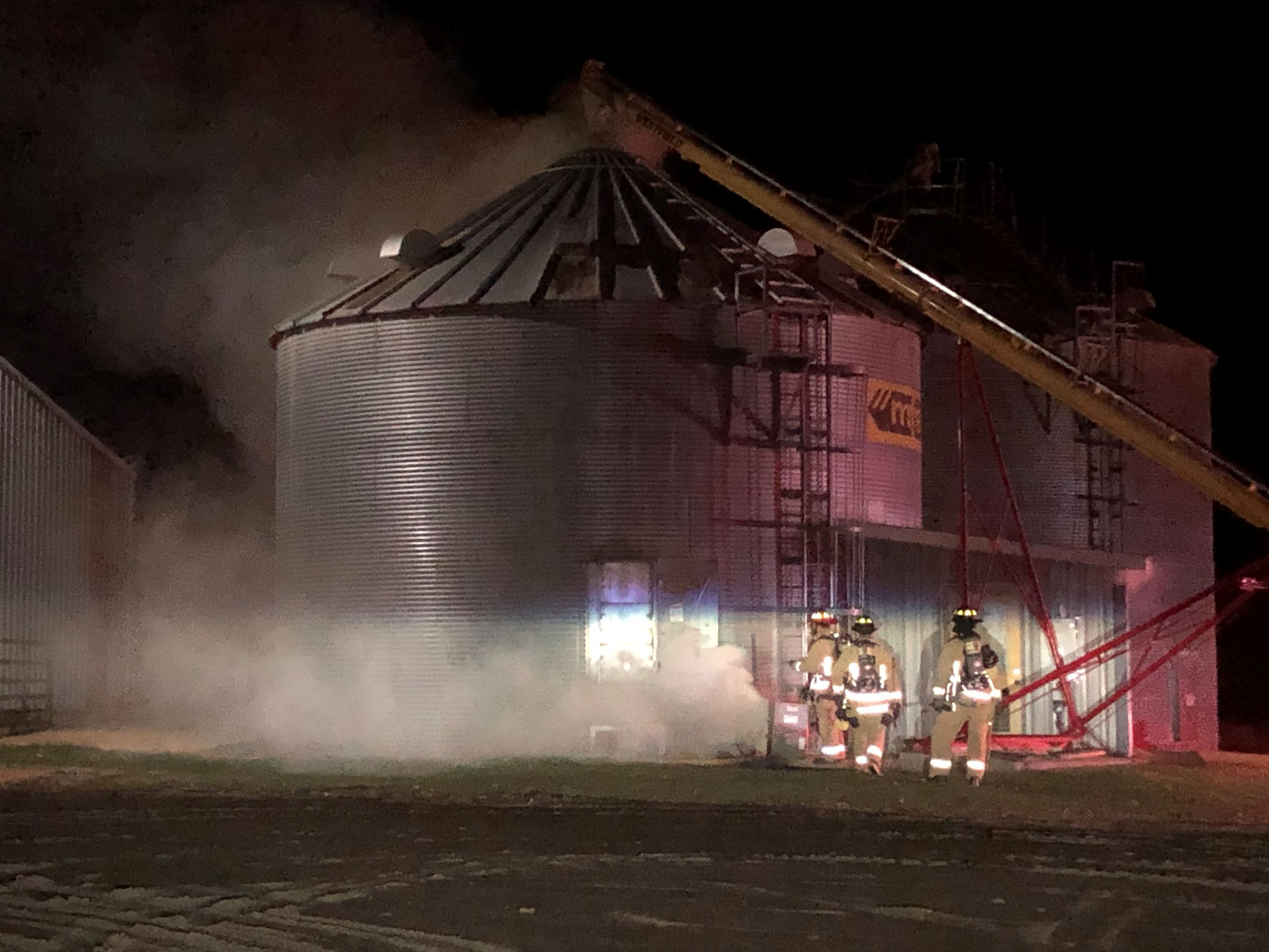 Irish Lane Silo Fire