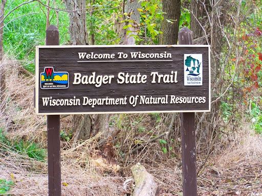 Badger State Trail sign
