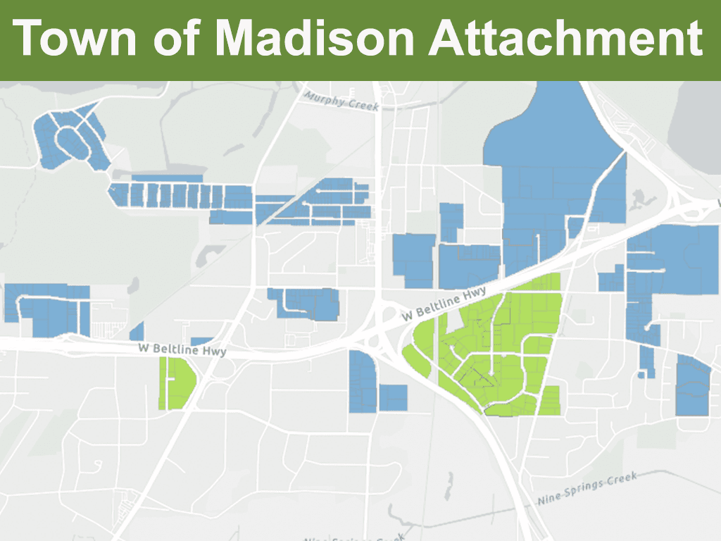 Town of Madison Attachment Map Wide View
