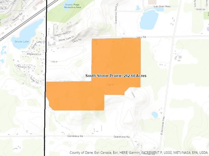 South Stoner Prairie Future Urban Development Area Map