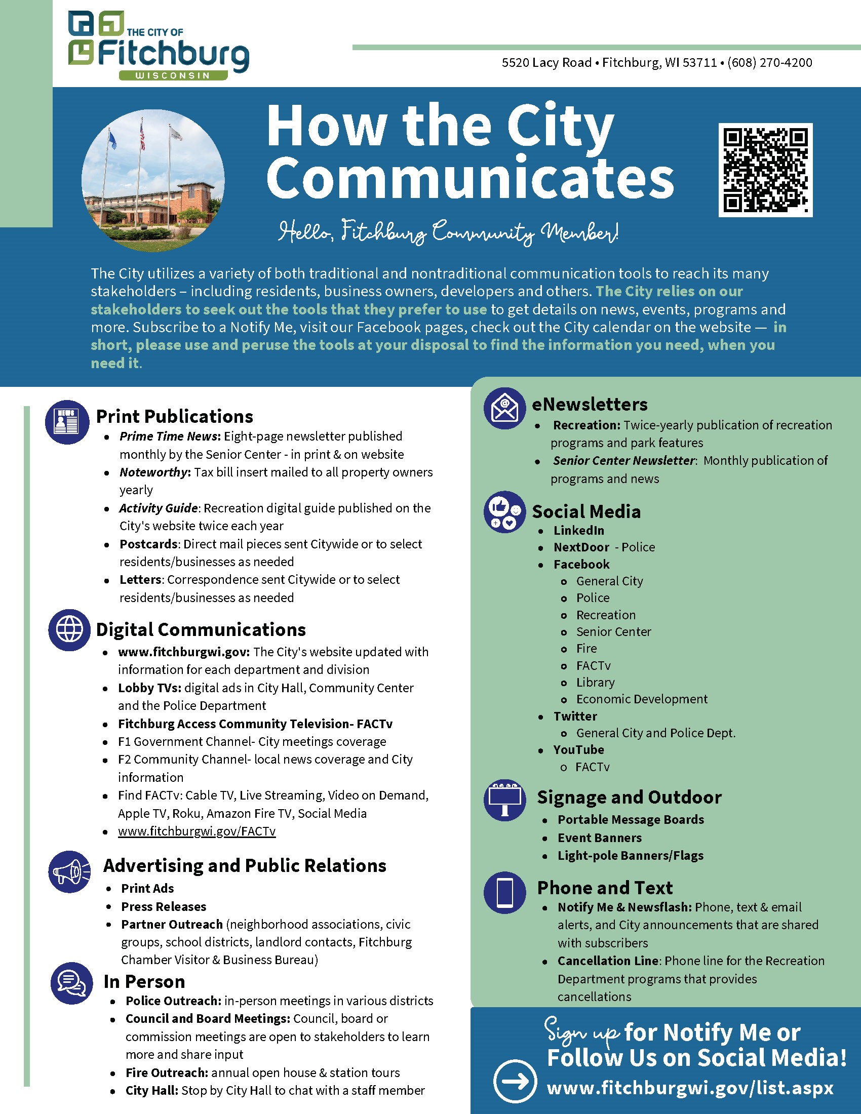 How the City Communicates with QR Code