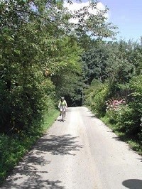 Biking on Bike Trail