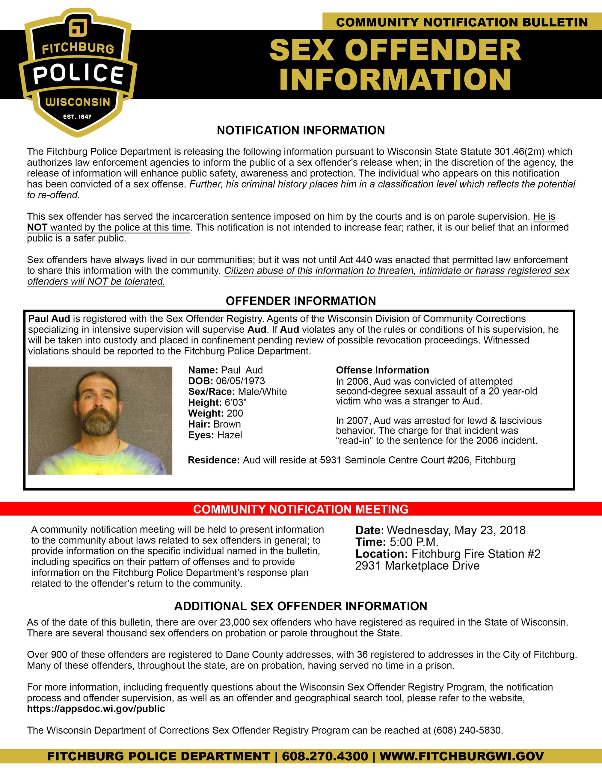 community notification bulletin_aud