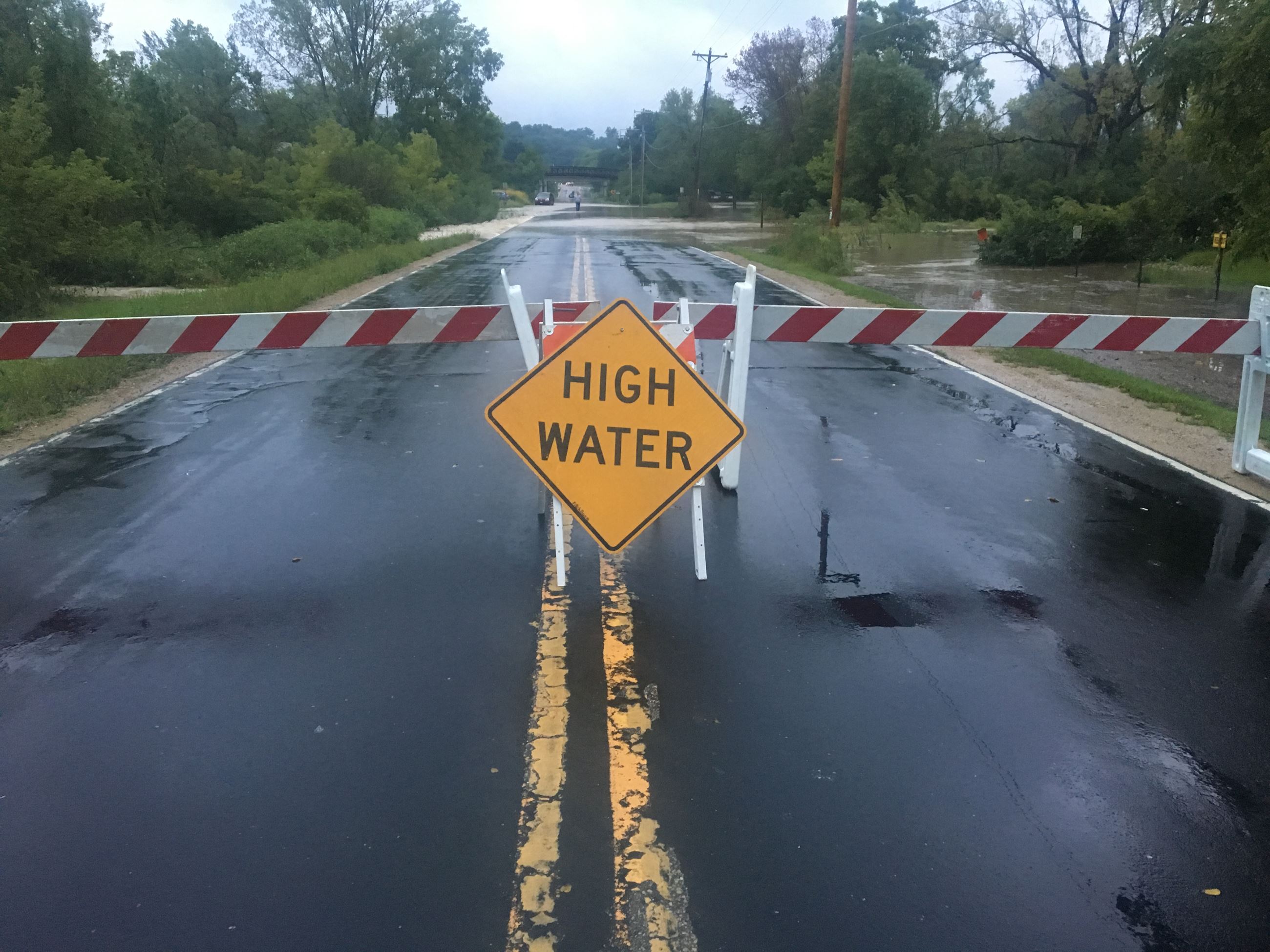 Fitchrona Road Flooding 1