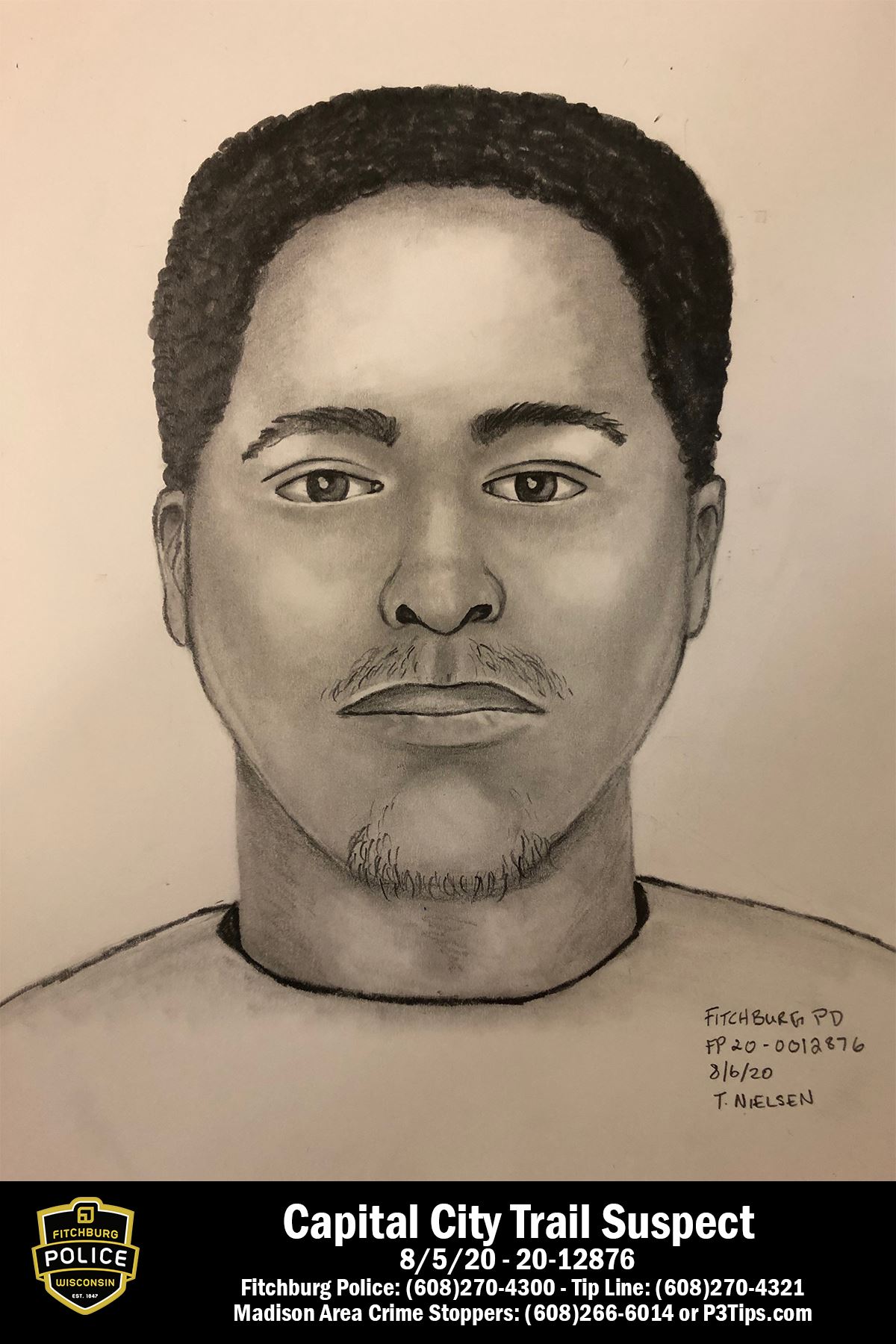 Capital City Trail Suspect Sketch