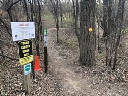 Quarry Ridge emergency marker 1