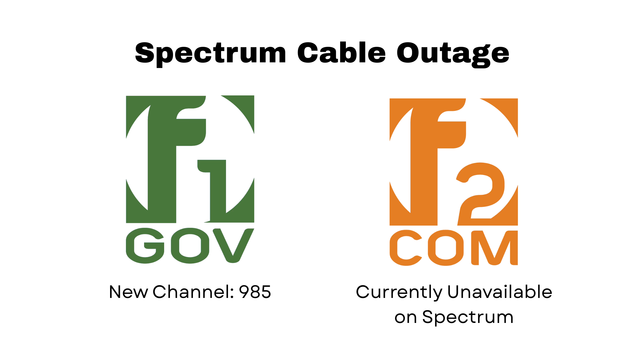 FACTv is experiencing outages on Spectrum Cable